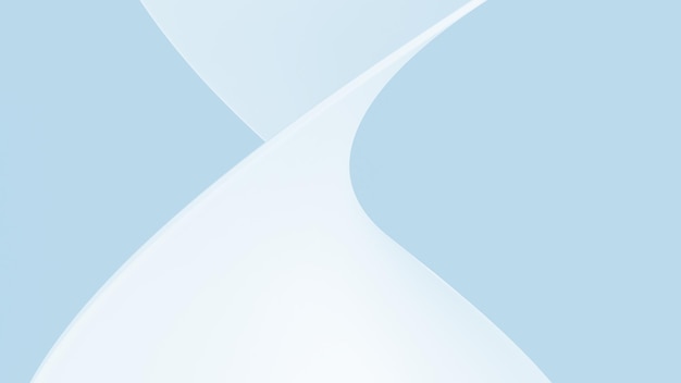 Diseño de fondo geométrico 3D abstracto azul romántico claro