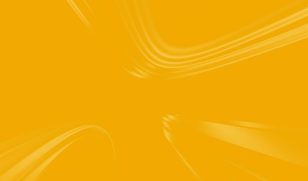 Diseño de fondo geométrico 3D abstracto Color amarillo naranja suave