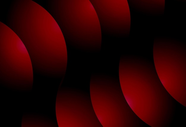 Diseño de fondo geométrico 3D abstracto Color rojo de llama oscura