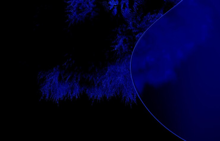 Foto diseño de fondo geométrico en 3d de dark blue bolt abstract