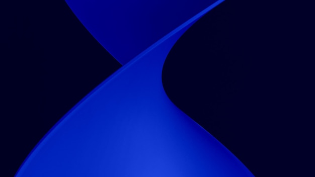 Diseño de fondo geométrico en 3D de Dark Blue Bolt Abstract