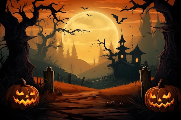 Diseño de fondo de halloween