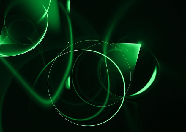 Diseño De Fondo HD De Papel Curvo Abstracto Color Verde Discordia