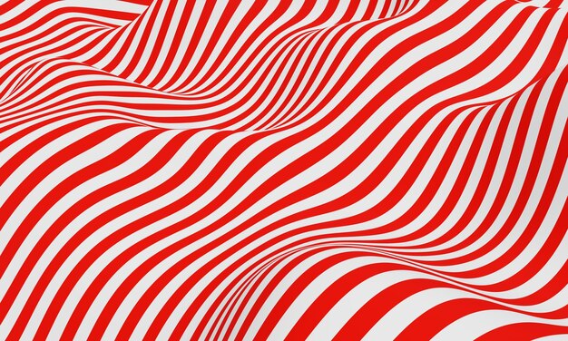 Diseño de fondo de ilusión óptica realista