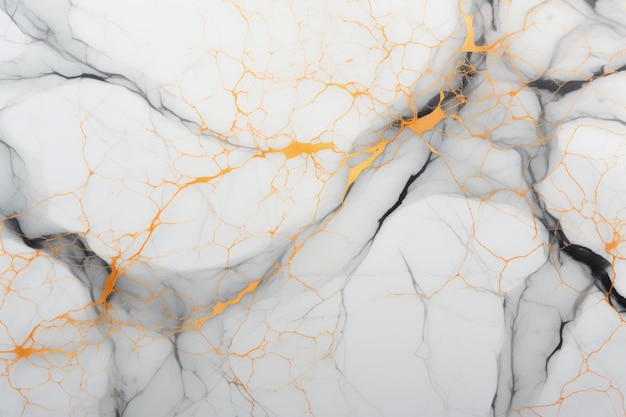 Diseño de fondo de interiores de pared de arte de cerámica naranja IA generativa