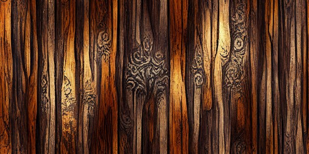 Foto diseño de fondo de madera oscura. ilustración 3d. textura de madera marrón. resumen textura de madera