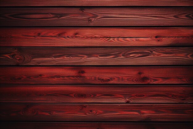 Foto diseño de fondo de madera roja