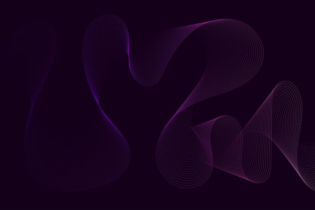 Diseño De Fondo De Onda Moderna Futura Abstracta