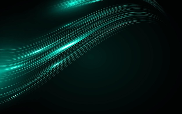 Diseño de fondo de onda de neón abstracto en 3D hd