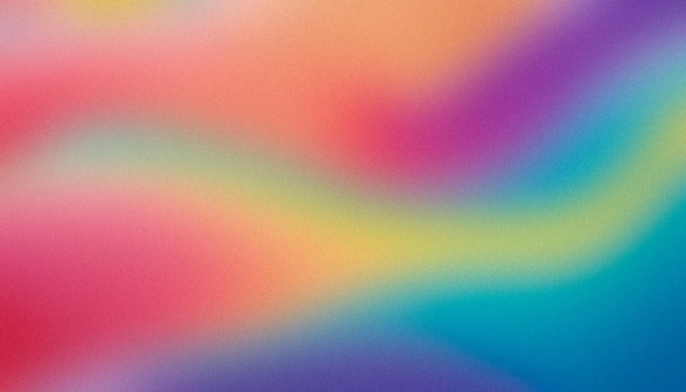 Diseño de fondo de ondas fluyentes abstractas de color arco iris