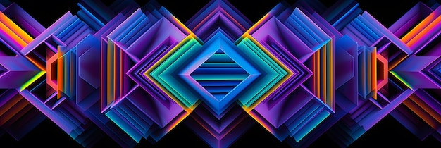 Foto diseño de fondo de papel de pared abstracto de pantalla ancha y colorido