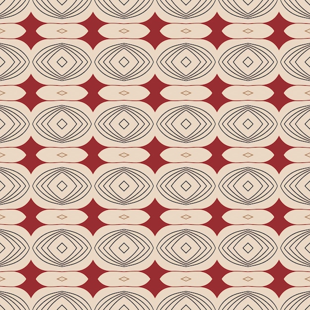 Diseño de fondo de papel tapiz de tela de patrón geométrico sin costuras