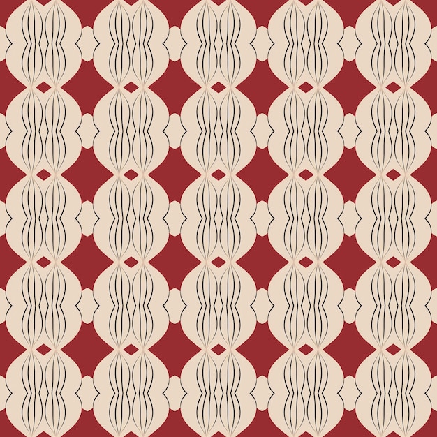Diseño de fondo de papel tapiz de tela de patrón geométrico sin costuras