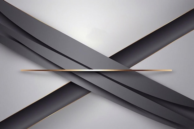 Diseño de fondo premium con patrón de línea diagonal en color gris Templo horizontal blanco vectorial