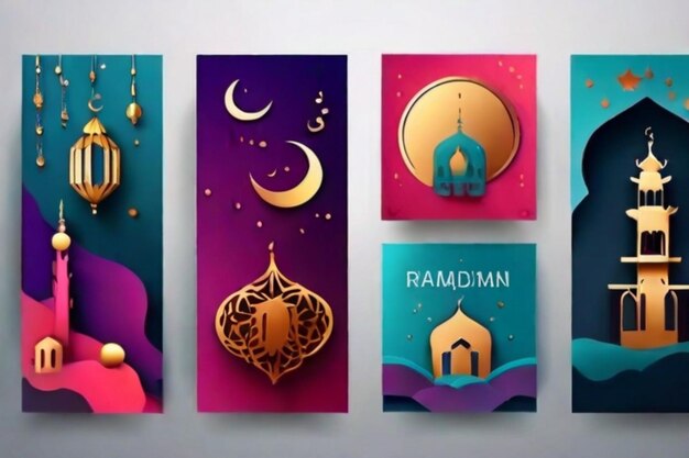 Foto diseño de fondo de ramazan kareem