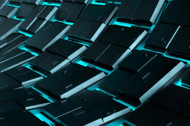 Diseño de fondo de renderización 3D minimalista y abstracto