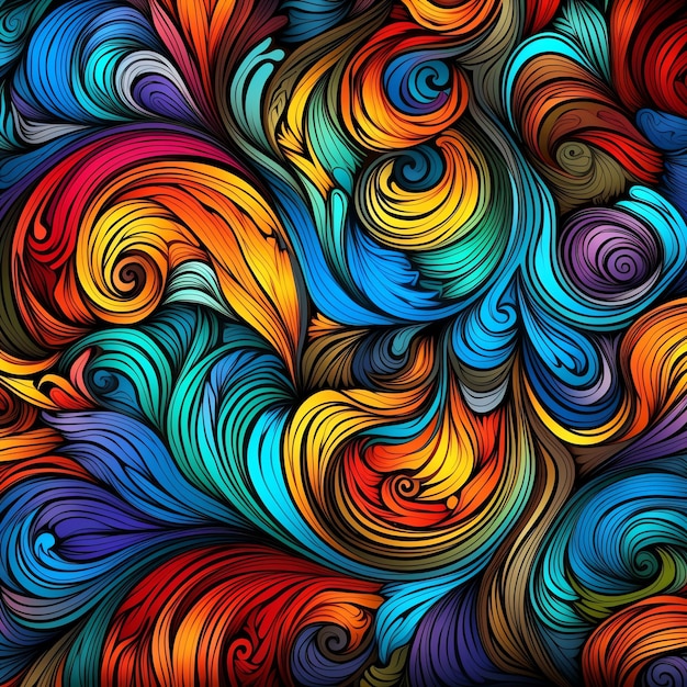 Diseño de fondo de textura colorida granulada adornada abstracta de patrones sin fisuras