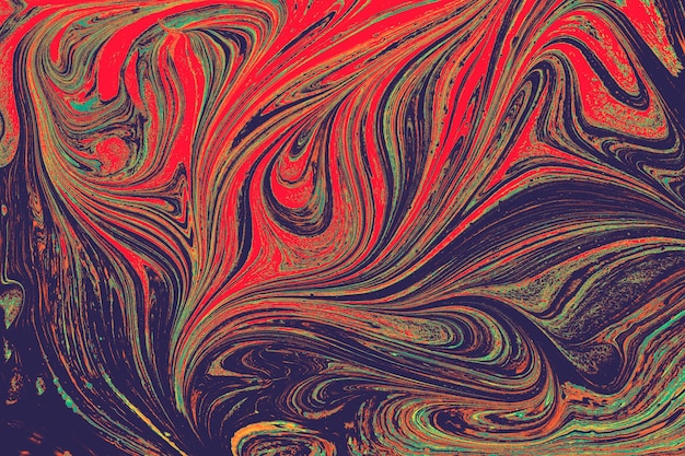 Diseño de fondo de textura de marmoleado de ebru abstracto