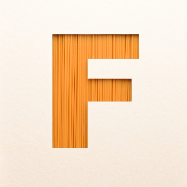 Diseño de fuente, fuente de alfabeto abstracto con textura de madera, tipografía de madera realista - F