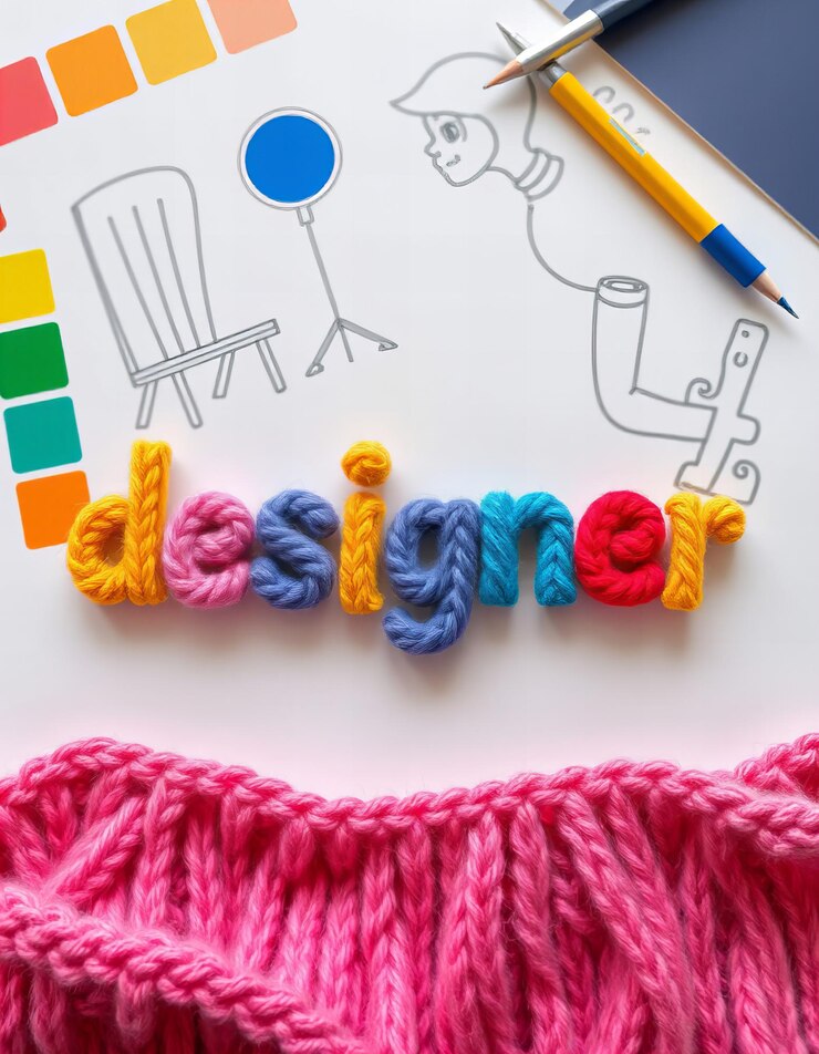 Foto diseño de fuentes con el diseñador