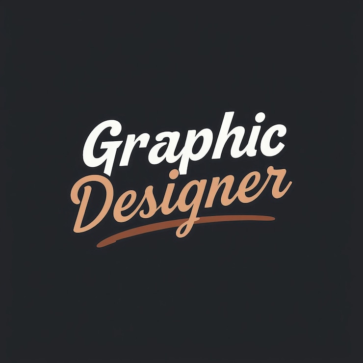 Foto diseño de fuentes gráficas con diseñador gráfico