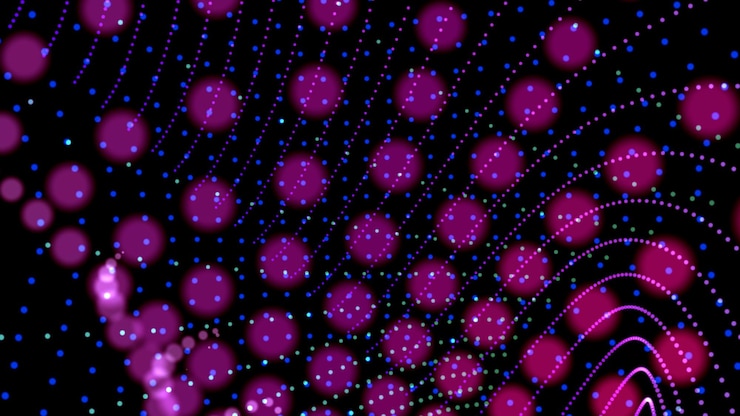 Foto diseño futurista abstracta