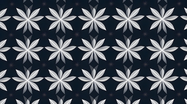 Foto diseño geométrico de asanoha un patrón tradicional japonés que representa las hojas de cáñamo generativ ai