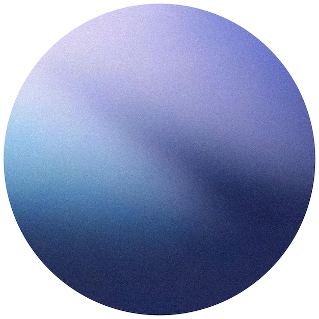 Diseño de gradiente circular granulado en tonos de azul y púrpura