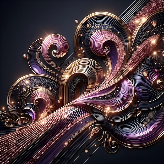 Foto diseño gráfico creativo de arte fractal