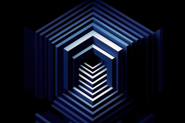 Diseño gráfico cúbico patrón incoloro en el estilo de los ángulos de la portada del álbum de trazos