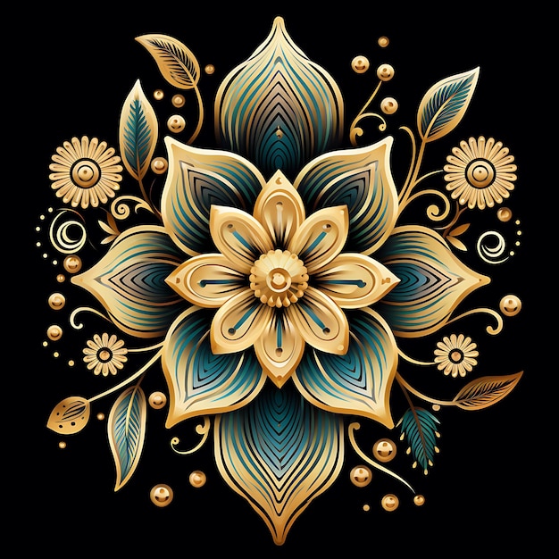 Diseño gráfico dorado Elegancia Lujo con arte de línea natural Etiqueta Embalaje Logotipo Caro