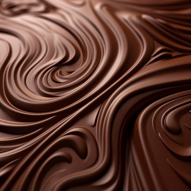 Foto diseño gráfico con temática de chocolate