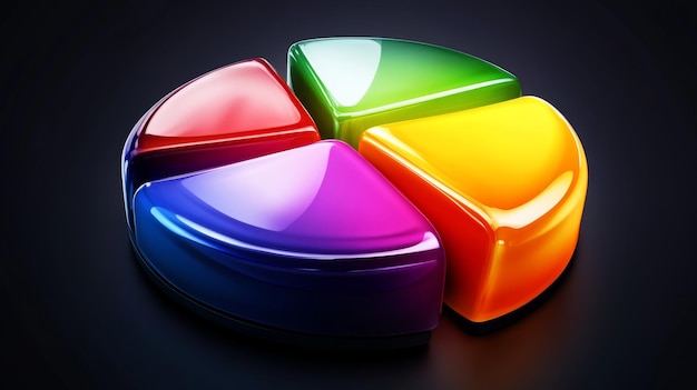Diseño de gráficos abstractos coloridos para proyectos creativos