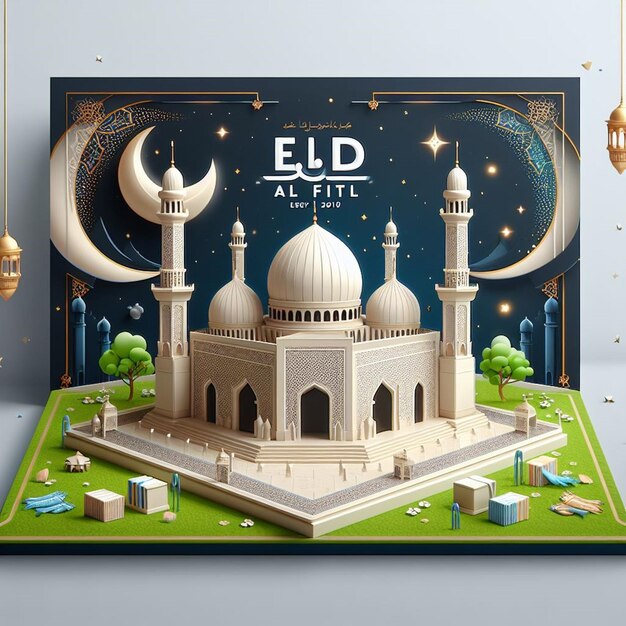 Este diseño se hace principalmente para Eid ul Fitr y Eid ul Adha