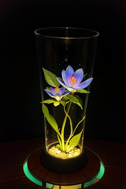 Foto diseño hermoso del ejemplo del arte abstracto del fondo del papel pintado de las flores coloridas