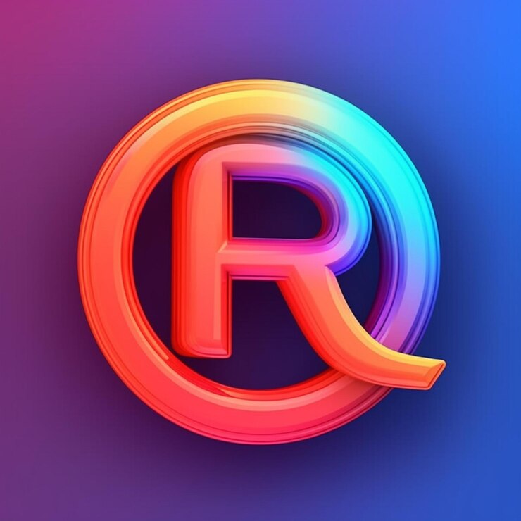 Foto diseño de icono de logotipo de letra r