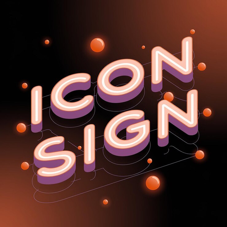 Foto diseño de iconos en 3d