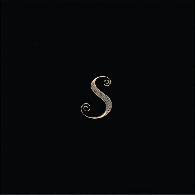 Diseño de íconos de logotipo con letra S de alfabeto de oro con concepto de lujo Adecuado para el logotipo de una empresa de lujo