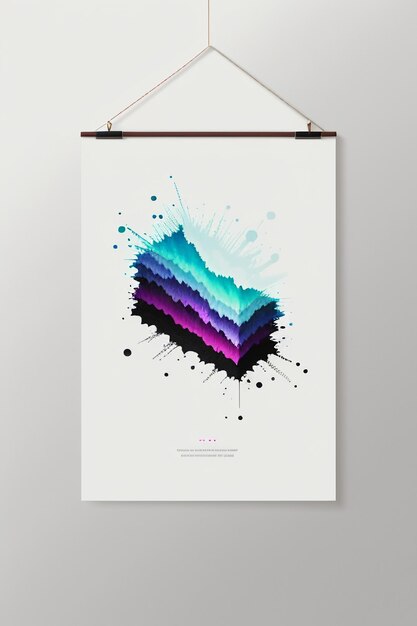 Foto diseño de ilustración de fondo de papel tapiz de color degradado de creación de arte moderno de estilo minimalista