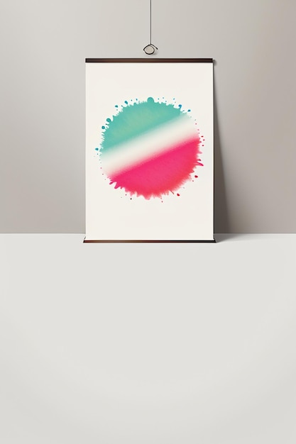 Foto diseño de ilustración de fondo de papel tapiz de color degradado de creación de arte moderno de estilo minimalista