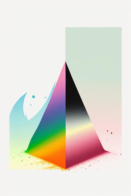 Foto diseño de ilustración de fondo de papel tapiz de color degradado de creación de arte moderno de estilo minimalista
