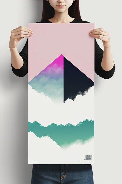 Foto diseño de ilustración de fondo de papel tapiz de color degradado de creación de arte moderno de estilo minimalista