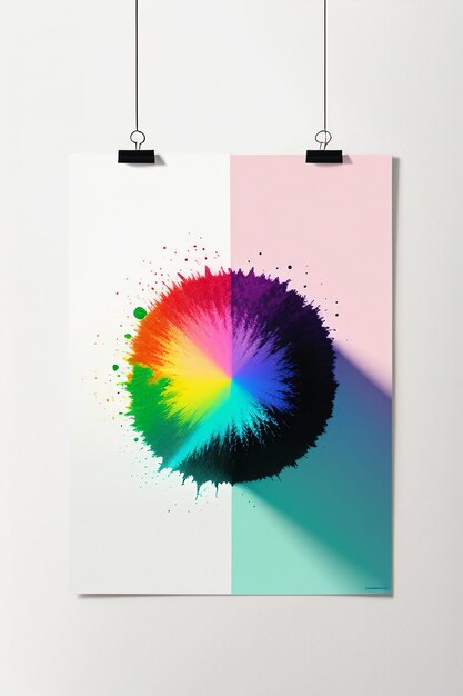 Foto diseño de ilustración de fondo de papel tapiz de color degradado de creación de arte moderno de estilo minimalista