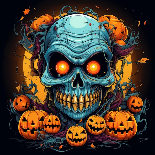 diseño de ilustración de halloween