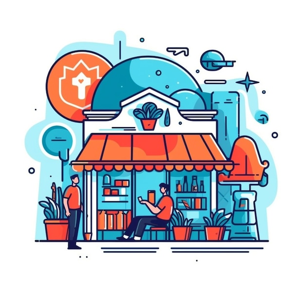 Foto diseño de ilustración vectorial para el producto más vendido en la tienda