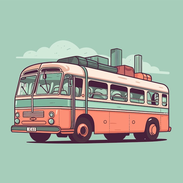 Foto diseño de ilustraciones de arte vectorial para vehículos artísticos automóviles bicicletas motocicletas camiones autobuses y otros