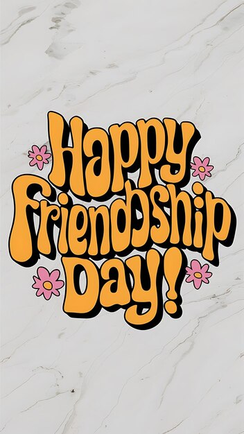 Foto diseño de ilustraciones para el día de la amistad