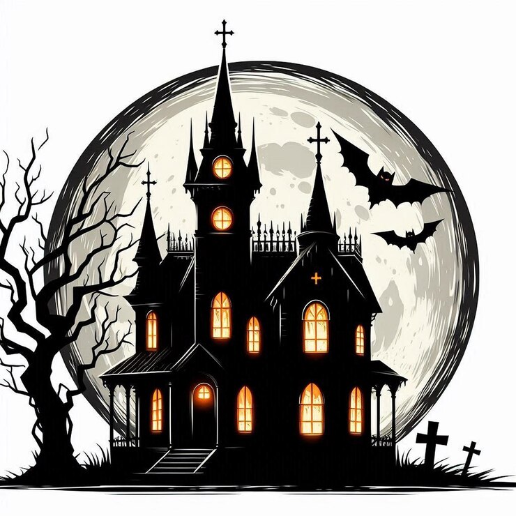 Diseño de ilustraciones de imágenes de Halloween 2024