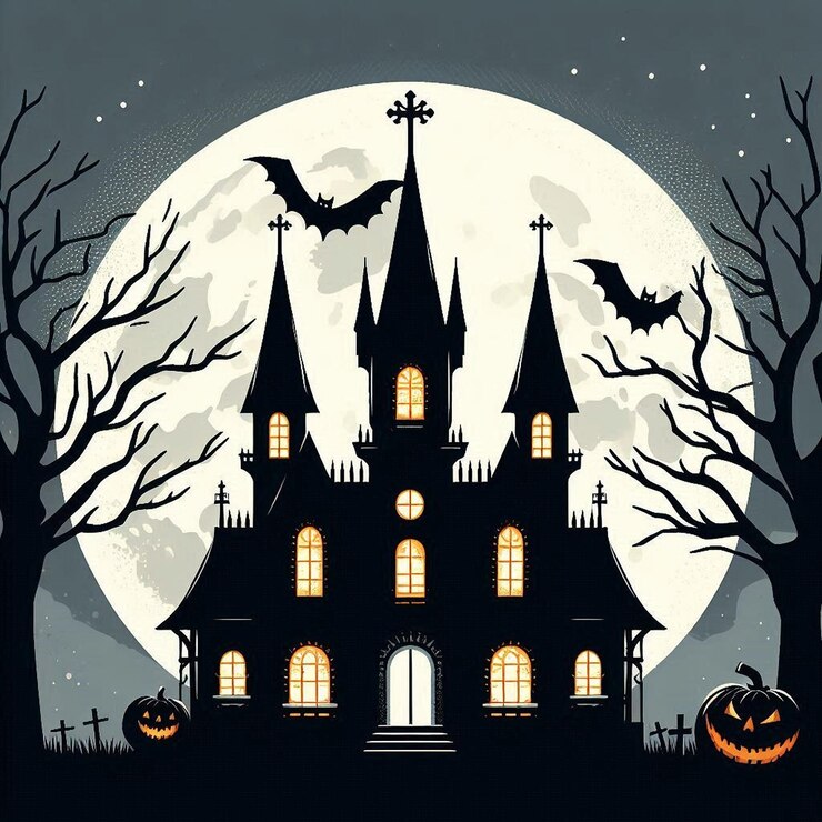 Diseño de ilustraciones de imágenes de Halloween 2024