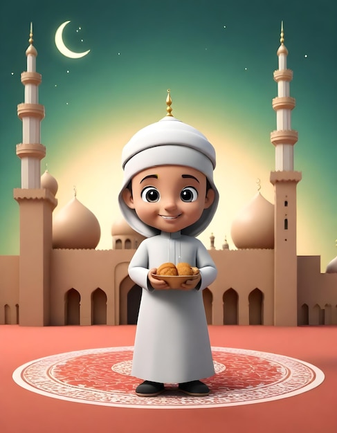 Foto diseño de ilustraciones de ramadán arabia saudita emiratos gcc